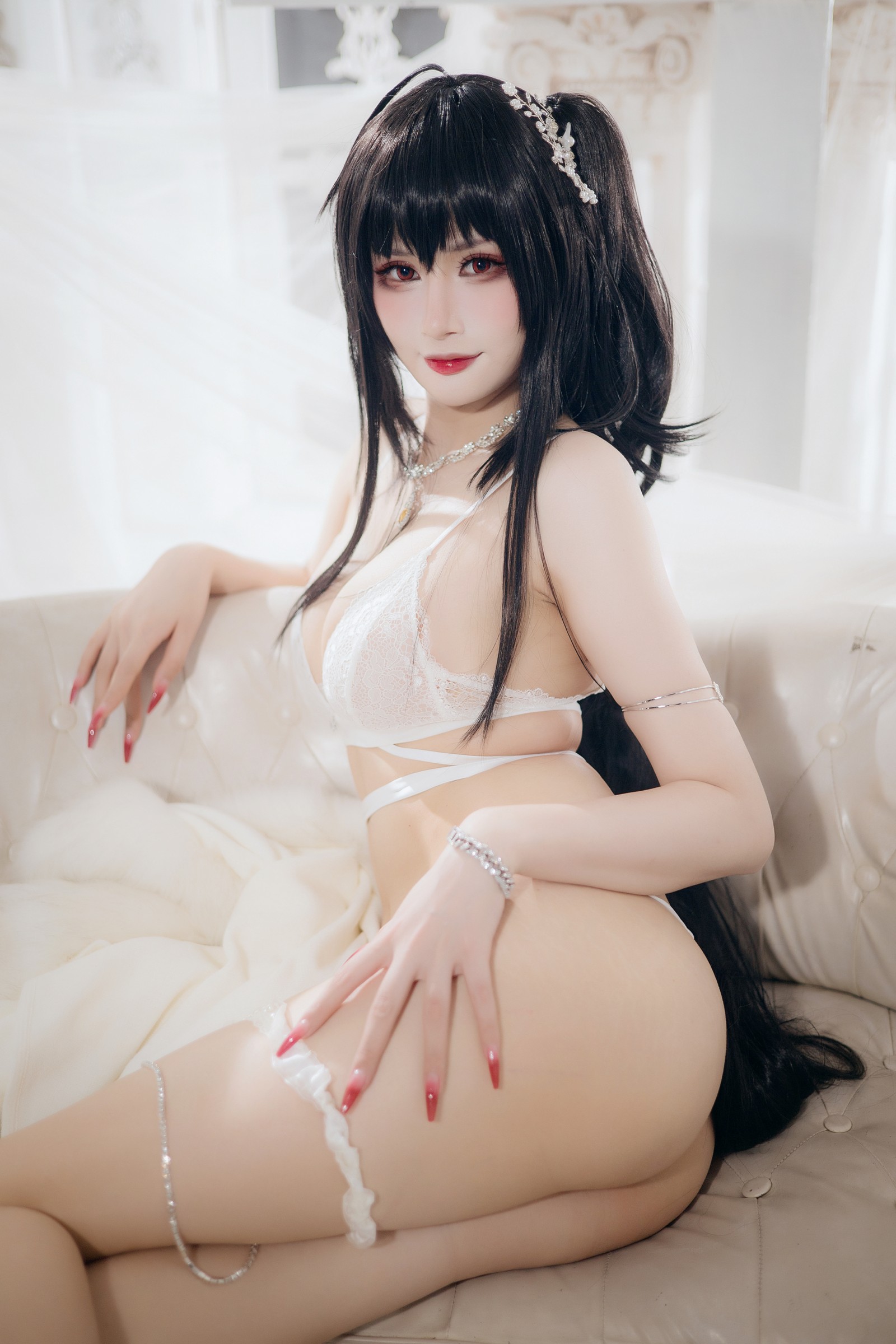 兔胖胖min – 碧蓝航线 大凤 花嫁 Cosplay 高清写真集（60P-545.6MB）插图8