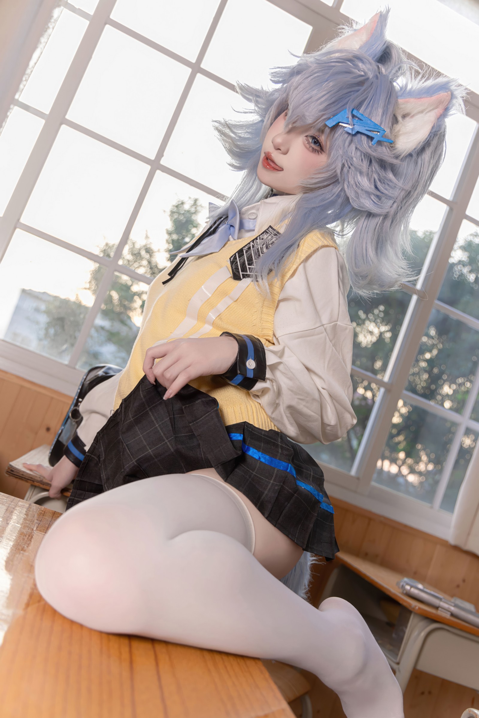 纸悦Etsu_ko《少女前线 PA-15》高校心跳物语 Cosplay 套图[51P-385M]插图3