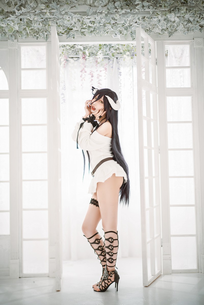 切切Celia 雅儿贝德 Albedo Cosplay Overlord 写真 39P插图3