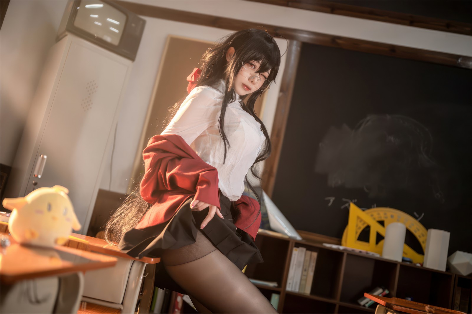 安食Ajiki 碧蓝航线大凤JK写真集 – 动漫COS & 制服美少女 [41P-281.6M]插图