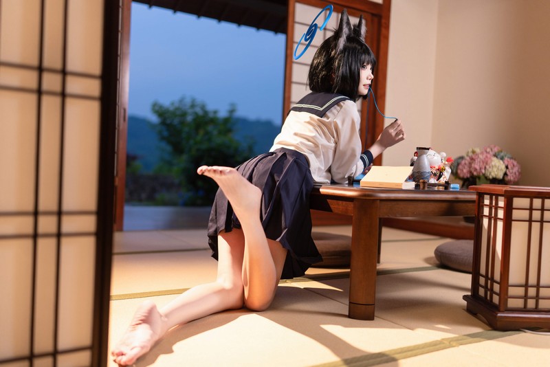 艾西Aiwest 桐生桔梗Cosplay写真图集 高清美图合集 48P (296.8M)插图2