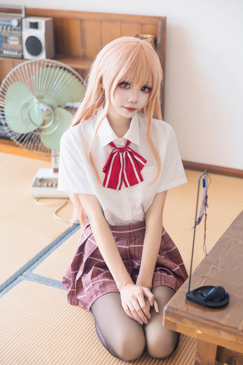 艾西Aiwest 邻家天使椎名真昼Cosplay写真图集 动漫角色高清图集 40P (150.1M)插图7