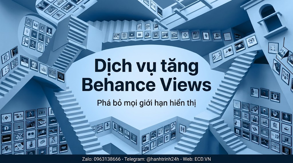 dịch vụ tăng behance views organic tăng tương tác