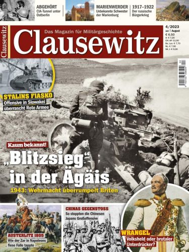 Cover: Clausewitz Magazin für Millitärgeschichte No 04 Juli-August 2023