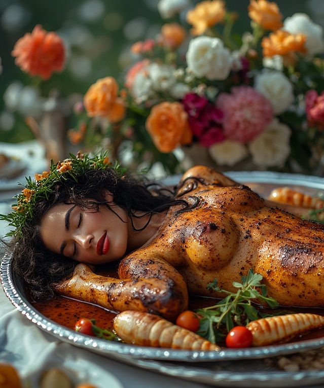 Garden wedding wom served Blackh series B 0 24