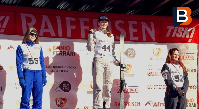 Прикарпатка Оксана Яцюк виборола золото Кубка Європи з лижної акробатики в Швейцарії