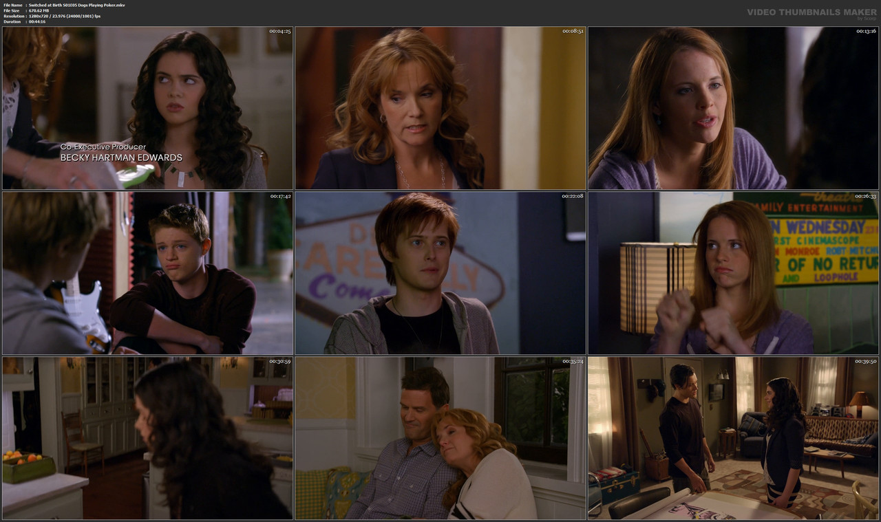 Switched at Birth S01E05 Dogs Playing Poker.mkv