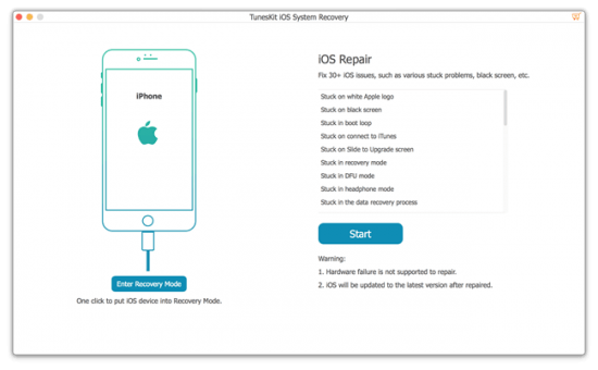 TunesKit iOS System Recovery v2.3.0.17 TunesKit iOS System Recovery v2.3.0.17