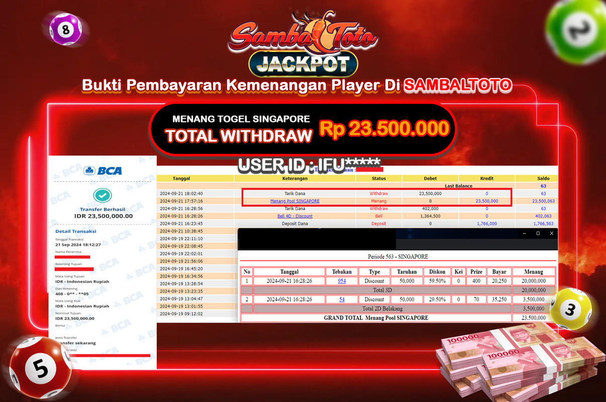 Bukti JP ( 21 September 2024 ) Lunas Rp 23.500.000,-