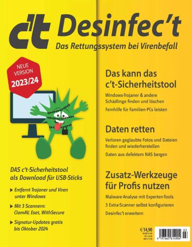 Cover: ct Magazin für Computertechnik Sonderheft (Desinfect) No 03 2023