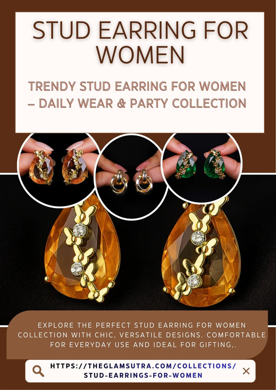 Stud earring for women