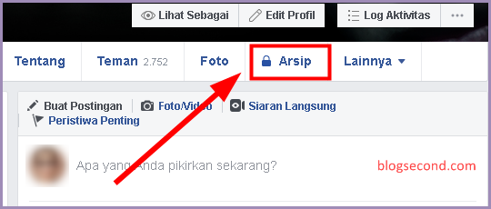 Cara Mengaktifkan Arsip Cerita di Facebook