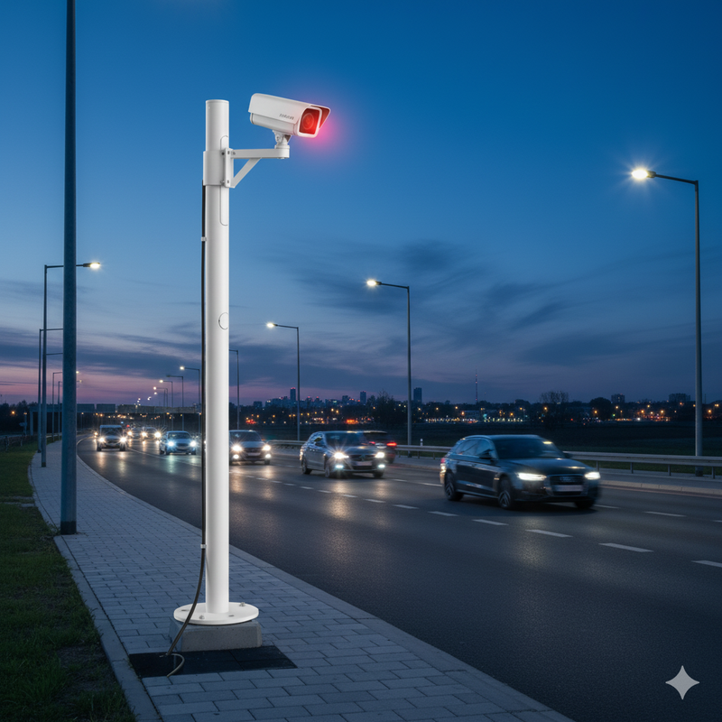 Suporte Hikvision L1300-R117 P/ Câmera Lpr