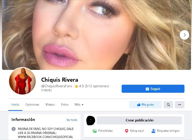 Instagram de Chiquis Rivera