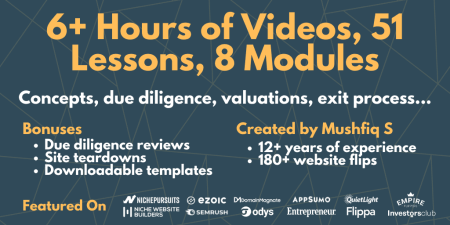 Mushfiq Sarker – Website Flipping Course