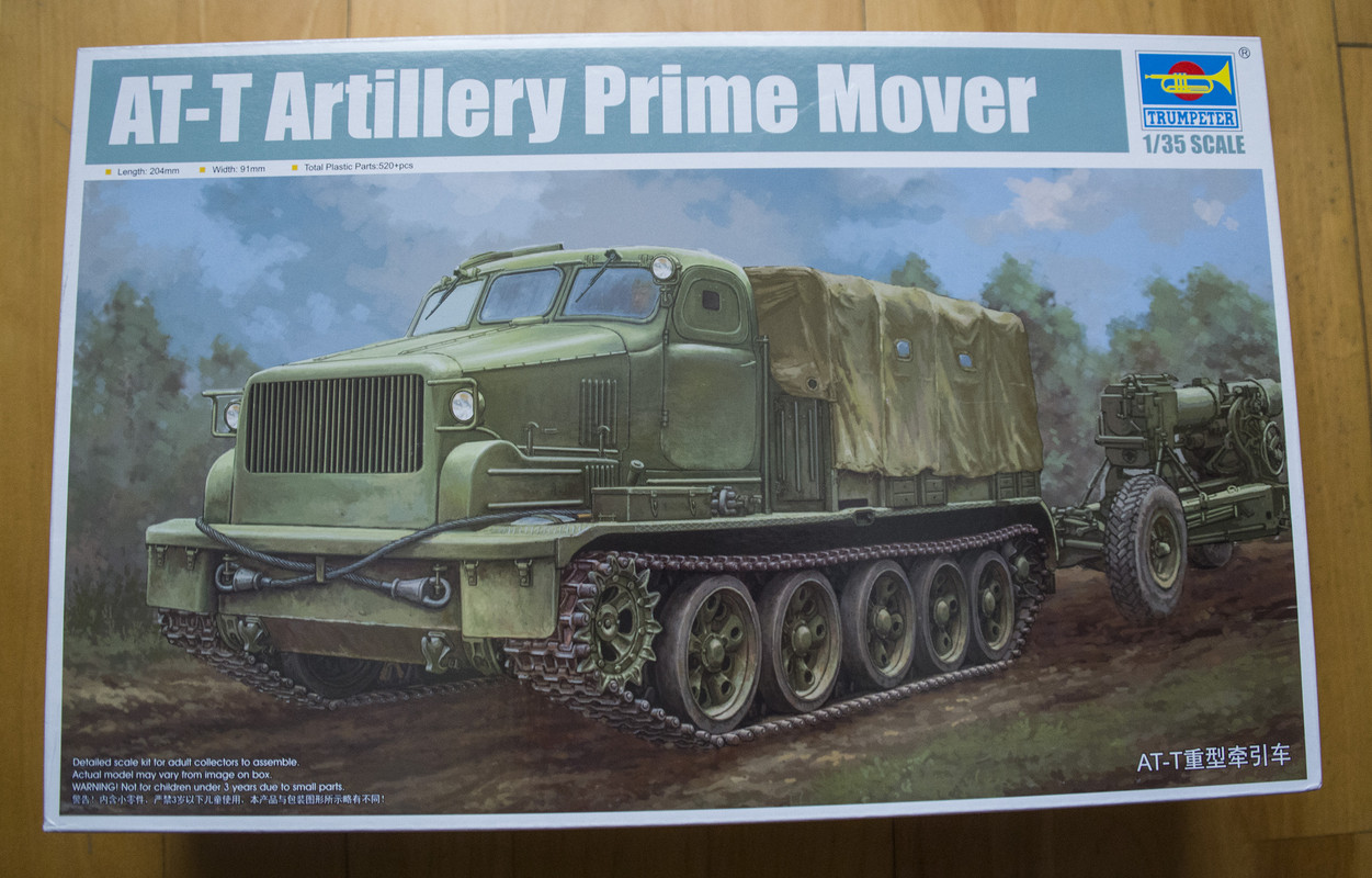 AT-T artillery tractor 1:35 Trumpeter - Work in Progress - Armour ...