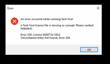 TechTool 2.8.130 License error - MHH AUTO - Page 1