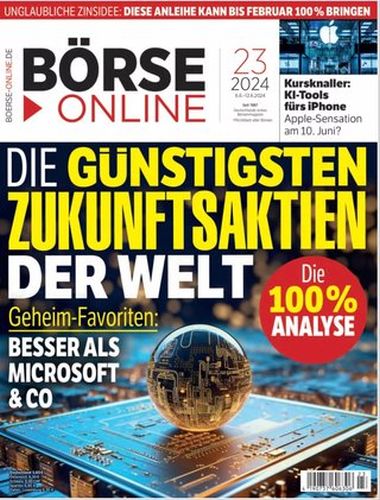 Cover: B&ouml;rse Online Finanzmagazin No 23 vom 06  Juni 2024