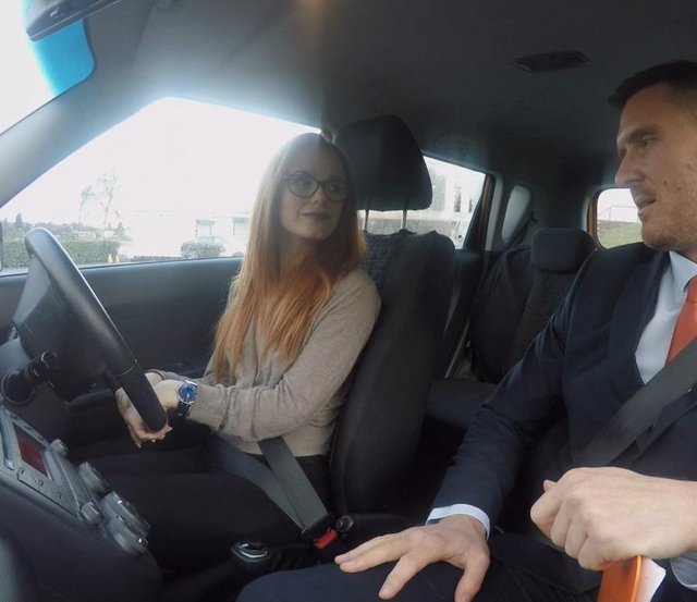 Charming Wife Passed Her License After Fucking With An Examiner 13