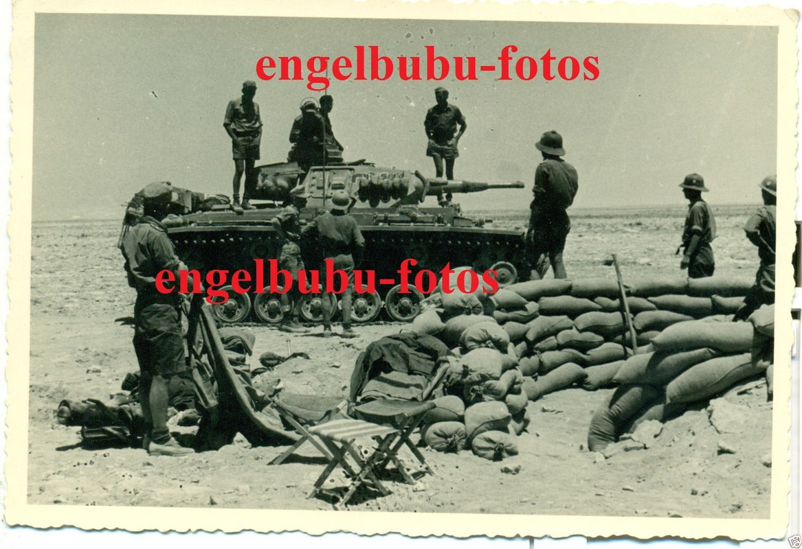 AFRIKA - PANZER - PANZER III mit Wüsten-Tarnung 