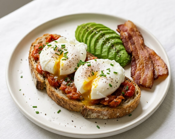 Tosta De Huevos Poché