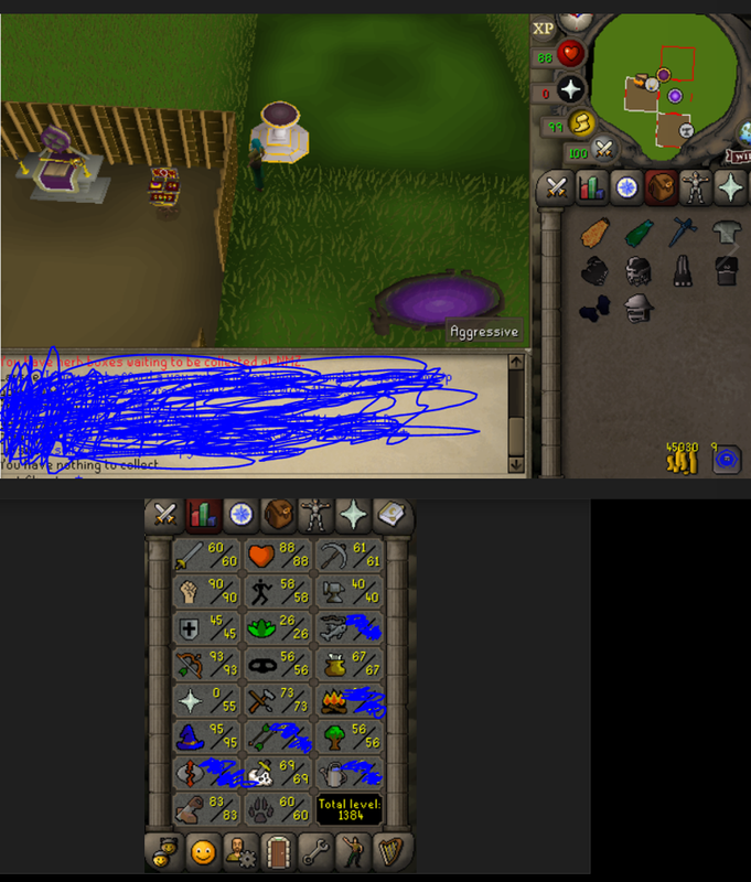 AMAZING LVL 88 60 ATK ZERK - POH - MM2 - VOID - B GLOVES