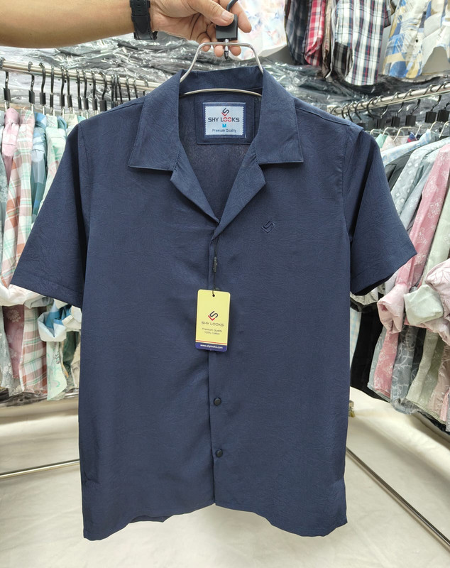 Shy Looks Dropped Shulderd Half Sleeve Shirt for Mens 