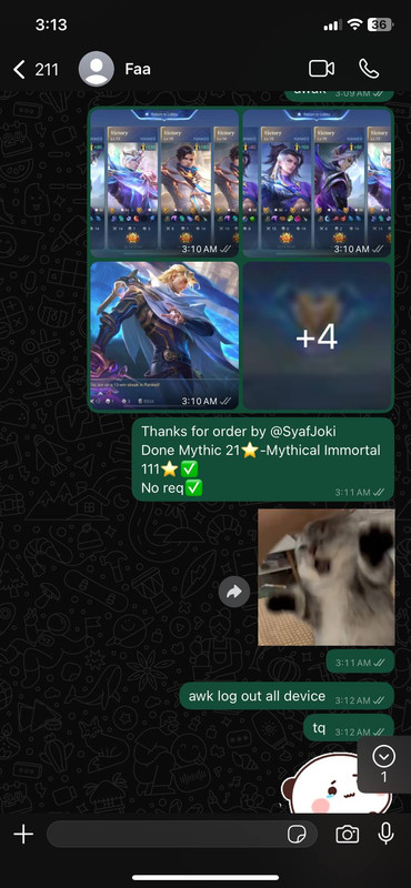 Customer WhatsApp feedback screenshot 13