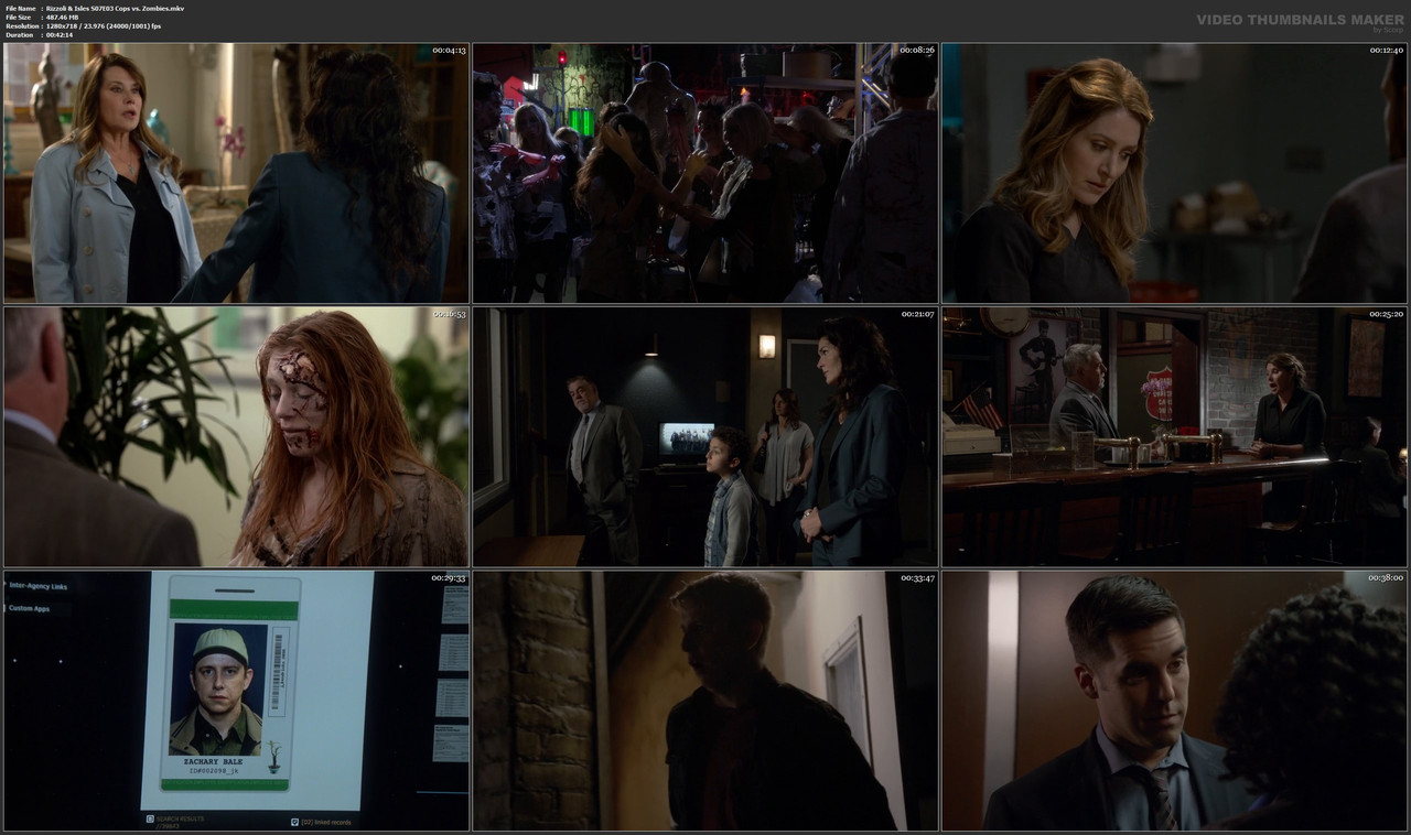 Rizzoli & Isles S07E03 Cops vs. Zombies.mkv