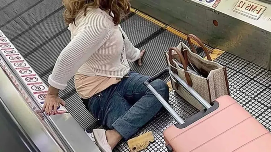 Amputan pierna a mujer tras quedar atrapada en escalera eléctrica de aeropuerto