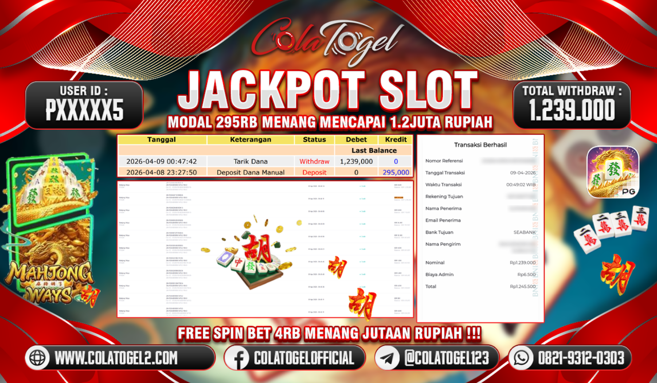 JACKPOT SLOT GACORR!!