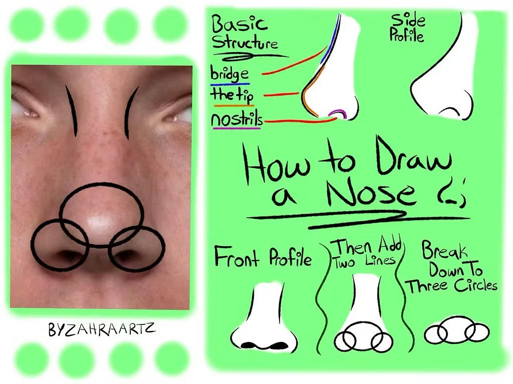 How to Draw a Nose