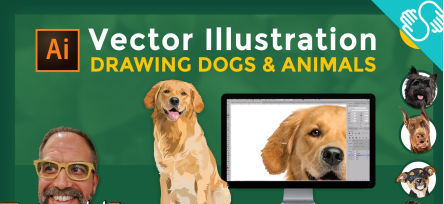 Vector Illustration 1: Drawing Dogs & Animals