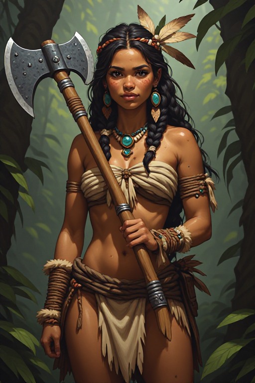 naked-polynesian-girl-warrior-(24)