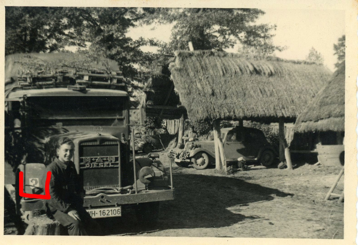 Flak LKW MAN Russland Jägerdivision Spielhahn Wa