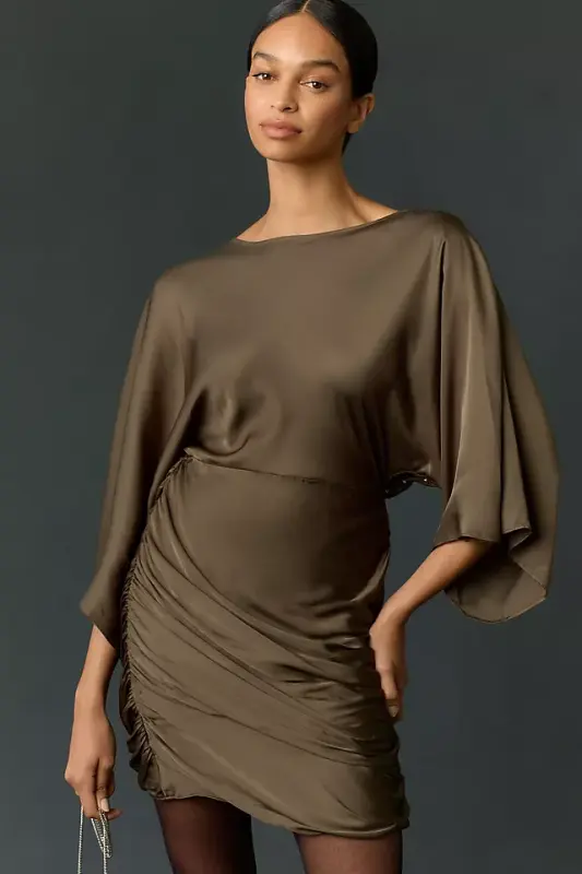 Chic Finds Await: Snag the By Anthropologie Satin Ruched Mini Dress for Only .98 (Was 0) with Extra 50% Off at Anthropologie! Chic Finds Await: Snag the By Anthropologie Satin Ruched Mini Dress for Only .98 (Was 0) with Extra 50% Off at Anthropologie!