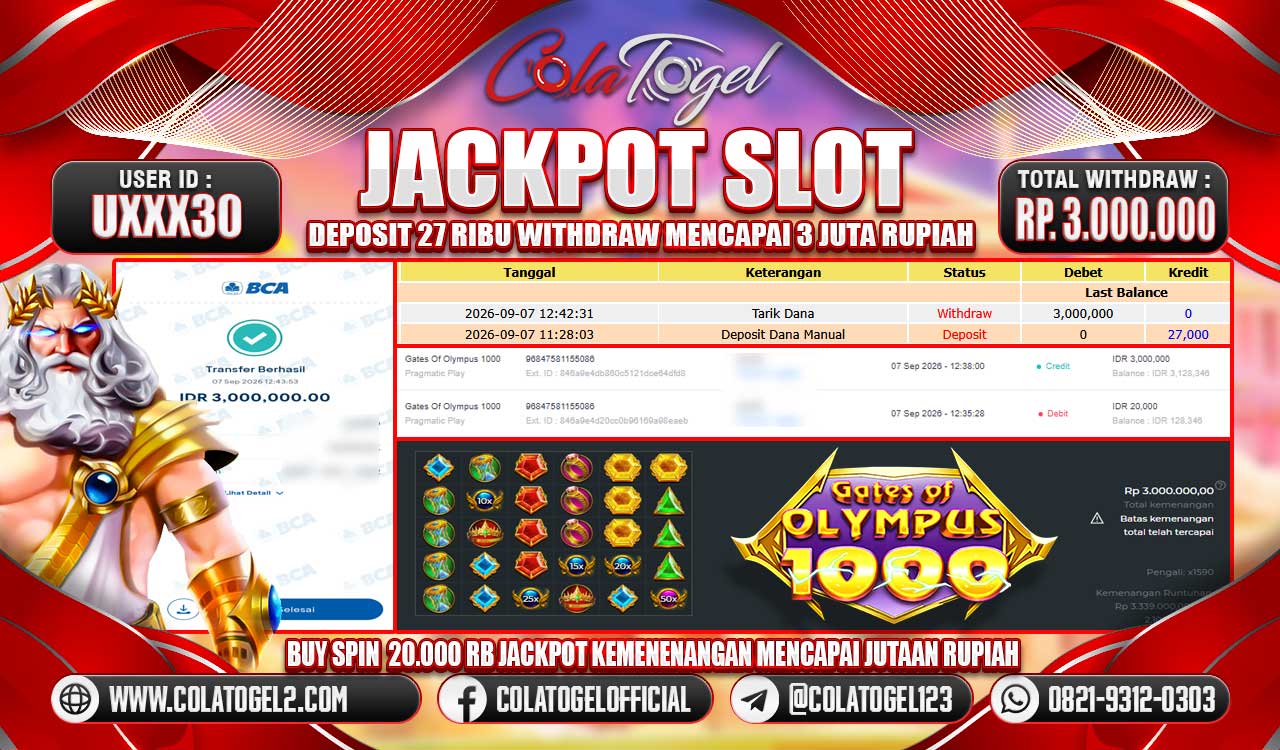 JACKPOT SLOT GACORR!!