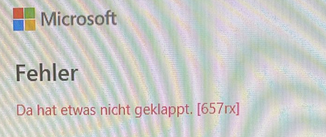 Outlook-Fehler
