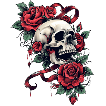 pngtree-old-school-tattoo-with-skull-red-roses-and-ribbons-png-image-12200058