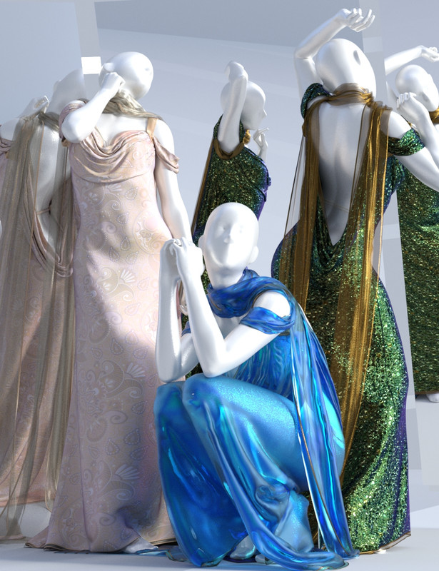 dForce Aquarius Gown Textures dForce Aquarius Gown Textures