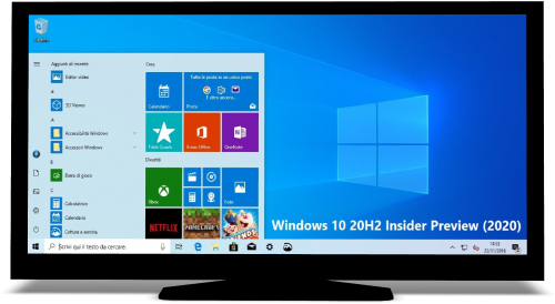 Microsoft Windows 10 Pro (20H2) Insider Preview 2020 Build 19640 ITA