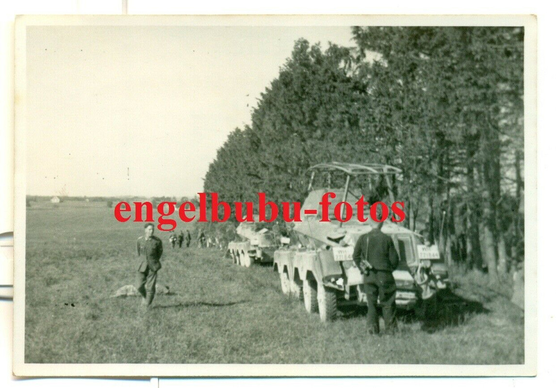 FOTO - 36.Inf.Div. - PANZER-SPÄHWAGEN - SdKfz -