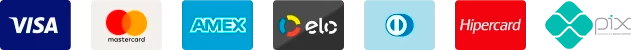 Formas de pagamento aceitas