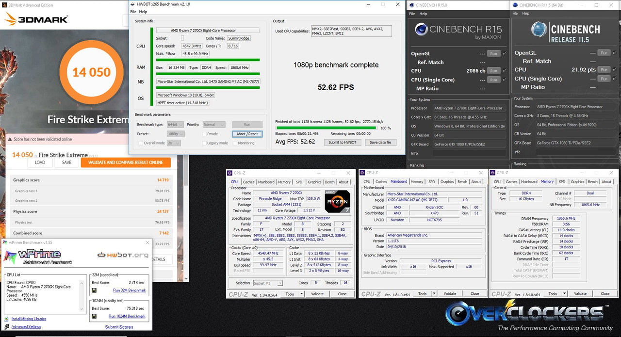 2700x 4.55 GHz