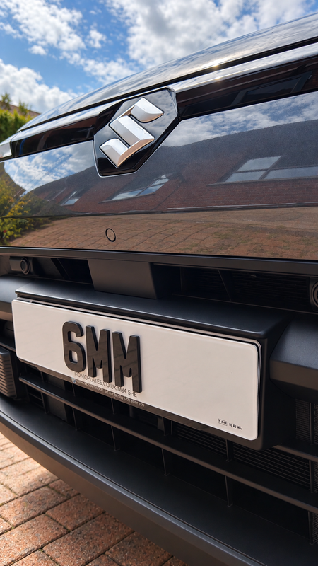 4D 6MM number plate