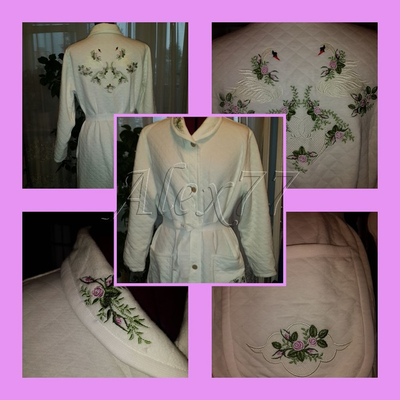 халат белый