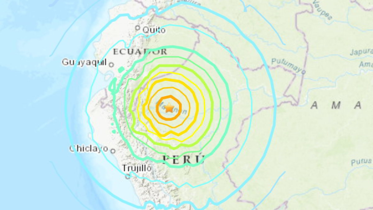 Epicentro Violento Terremoto Perù Sisma Oggi Magnitudo 7,5
