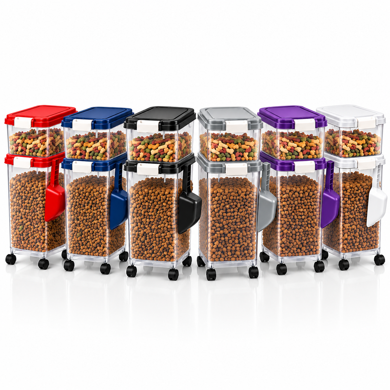 RAXTER Pet Food Storage Container Set
