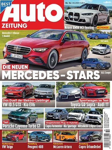 Cover: Auto Zeitung Magazin No 14 vom 22  Juni 2022