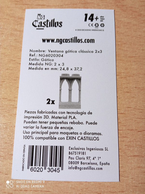 16A-Ventana Gotica Clasica 2x3